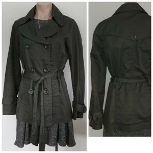 21 Trench Rain Coat Belt Peacoat Coat